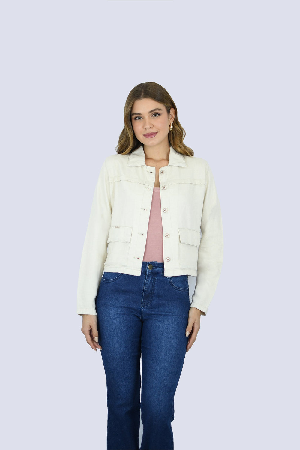 Jaqueta Feminina Linho
