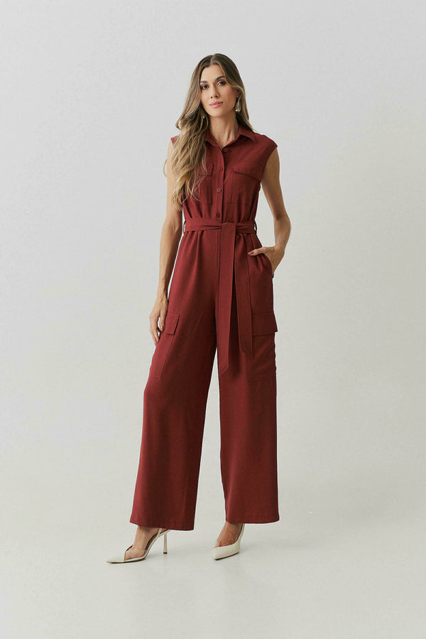Macacao Alf Viscose Bolsos